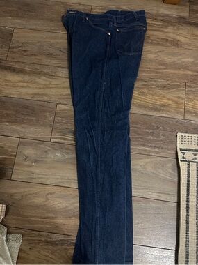 Wrangler Dark Blue Bootcut Jeans